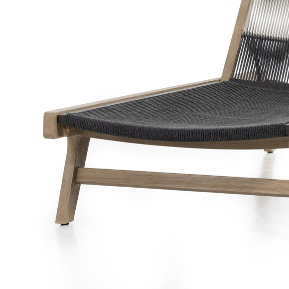 Julian Outdoor Chaise - Washed Brown