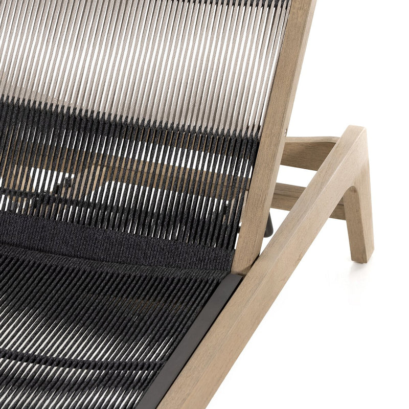 Julian Outdoor Chaise - Washed Brown