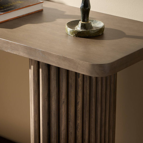 Rutherford Console Table - Reclaimed Ashen Brown