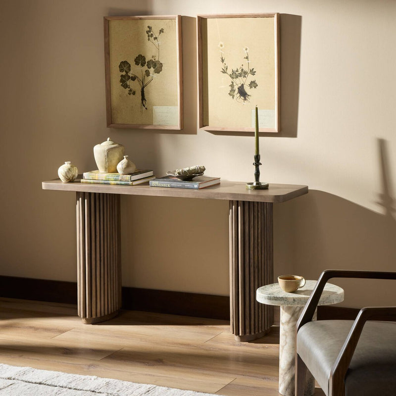 Rutherford Console Table - Reclaimed Ashen Brown