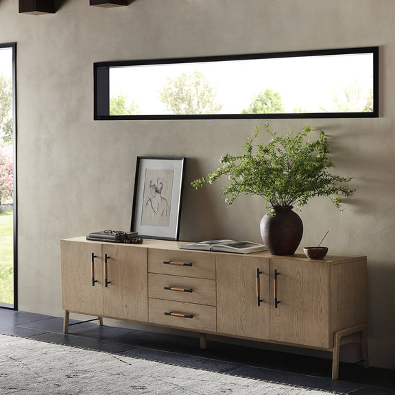 Rosedale Media Console - Yucca Oak Veneer