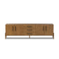 Rosedale Media Console - Amber Oak Veneer