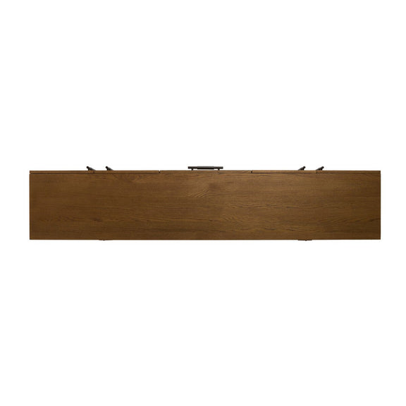 Rosedale Media Console - Amber Oak Veneer