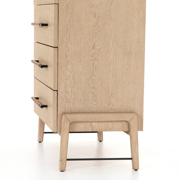 Rosedale 6 Drawer Tall Dresser - Yucca Oak