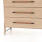 Rosedale 6 Drawer Tall Dresser - Yucca Oak