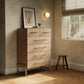Rosedale 6 Drawer Tall Dresser - Yucca Oak