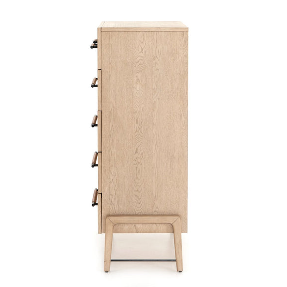 Rosedale 6 Drawer Tall Dresser - Yucca Oak