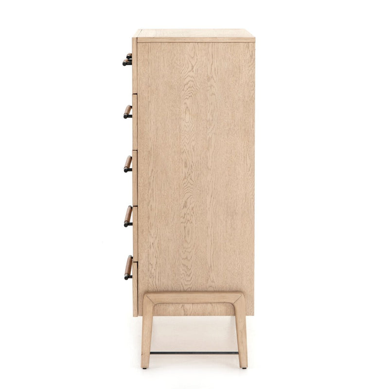 Rosedale 6 Drawer Tall Dresser - Yucca Oak
