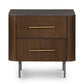 Fletcher Nightstand - Terra Brown Oak Veneer