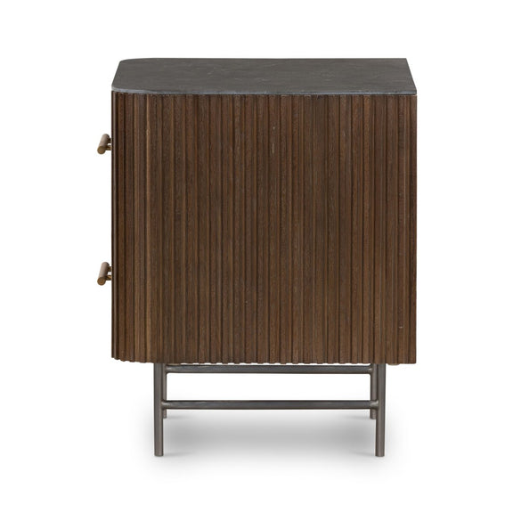 Fletcher Nightstand - Terra Brown Oak Veneer