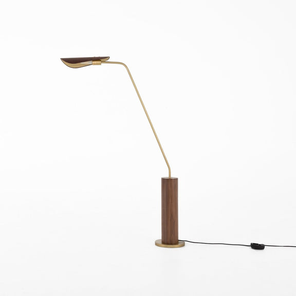 Astrid Floor Lamp - Dark Walnut