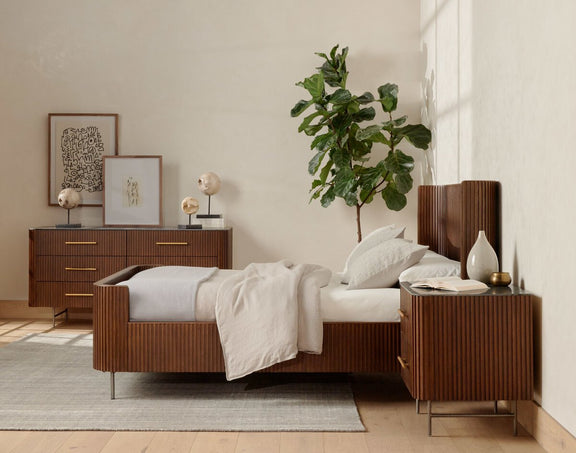 Fletcher Bed - Terra Brown Oak