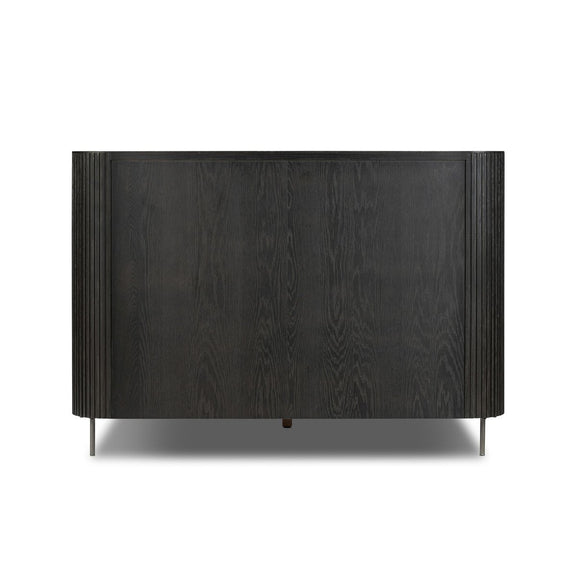 Fletcher Bed - Distressed Black Oak