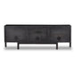 Reza Media Console - Worn Black Parawood