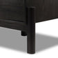 Reza Media Console - Worn Black Parawood