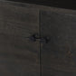 Reza Media Console - Worn Black Parawood