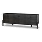 Reza Media Console - Worn Black Parawood