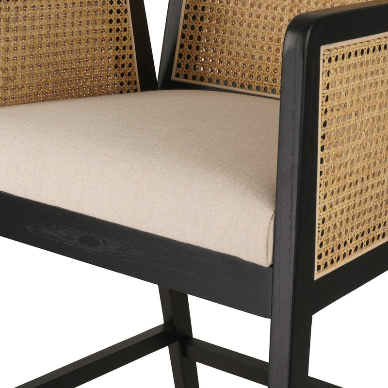 Antonia Cane Bar + Counter Stool - Savile Flax