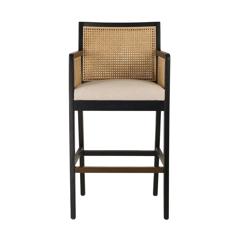 Antonia Cane Bar + Counter Stool - Savile Flax