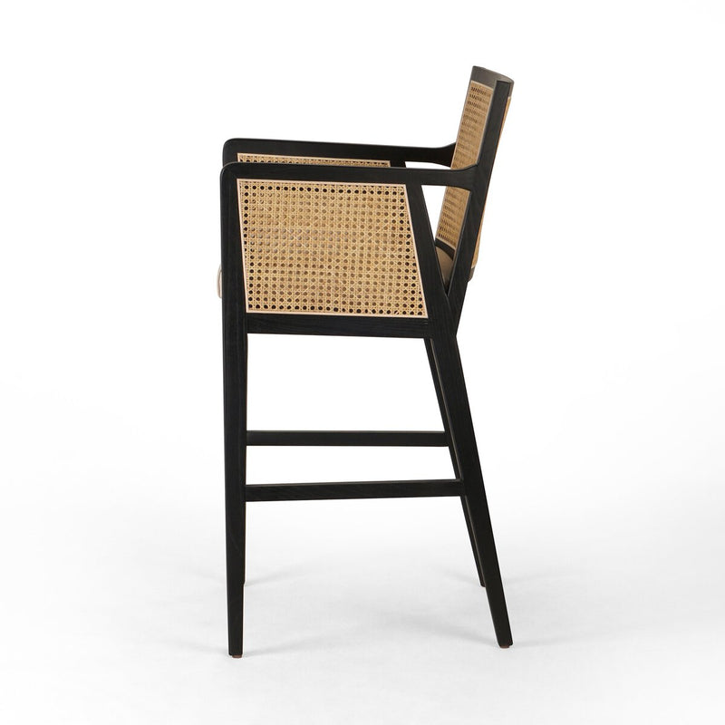 Antonia Cane Bar + Counter Stool - Savile Flax