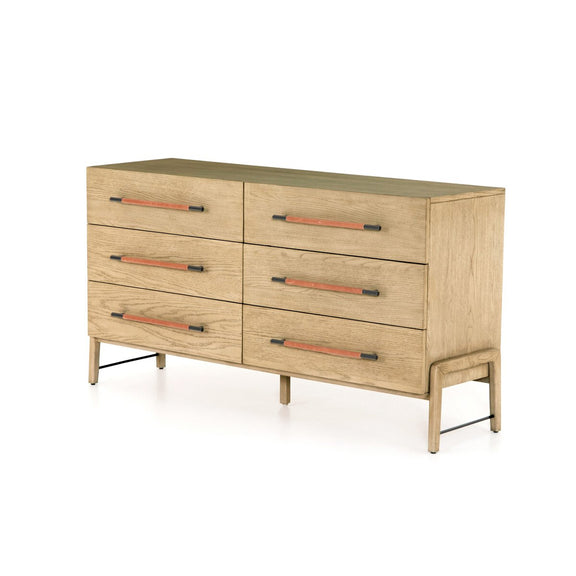 Rosedale 6 Drawer Dresser - Yucca Oak