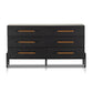 Rosedale 6 Drawer Dresser - Ebony Oak