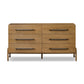 Rosedale 6 Drawer Dresser - Amber Oak