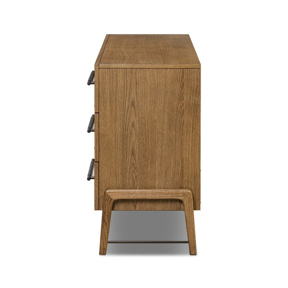 Rosedale 6 Drawer Dresser - Amber Oak
