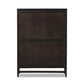 Caprice Bar Cabinet - Black & Black Wash Mango