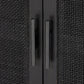 Caprice Bar Cabinet - Black & Black Wash Mango