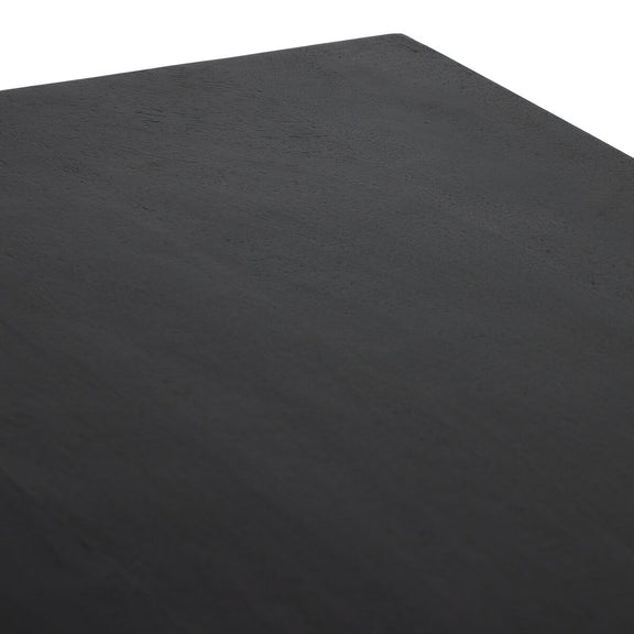 Caprice Bar Cabinet - Black & Black Wash Mango