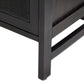 Caprice Bar Cabinet - Black & Black Wash Mango