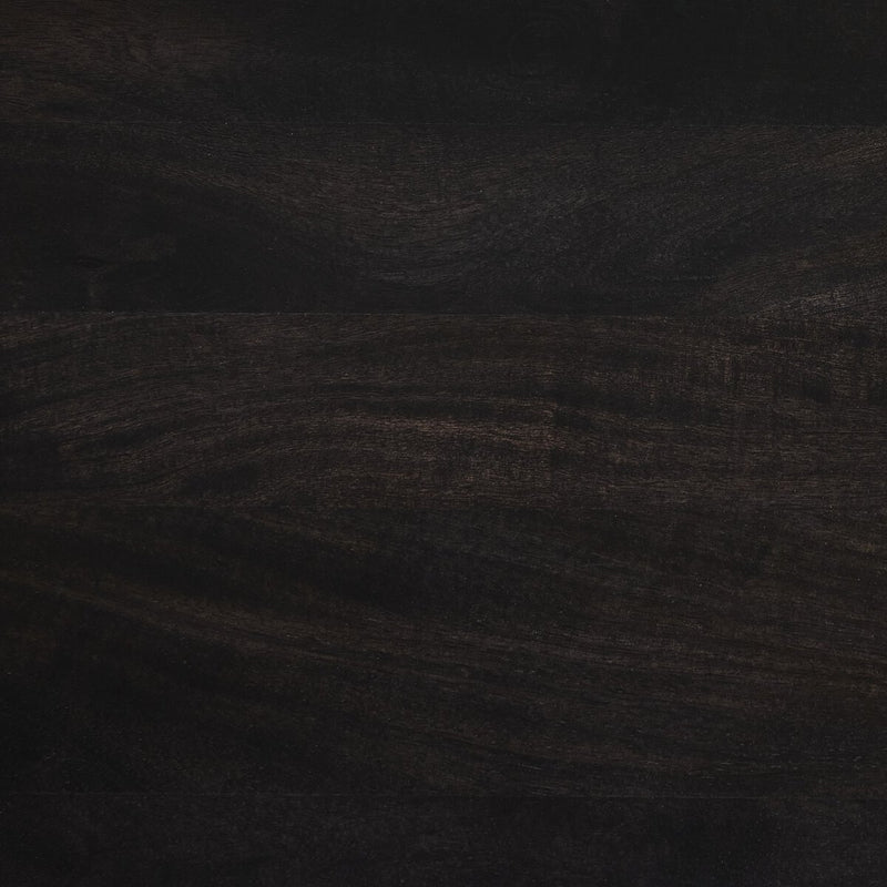 Caprice Bar Cabinet - Black & Black Wash Mango