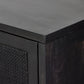 Caprice Bar Cabinet - Black & Black Wash Mango