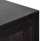 Caprice Bar Cabinet - Black & Black Wash Mango