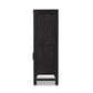 Caprice Bar Cabinet - Black & Black Wash Mango