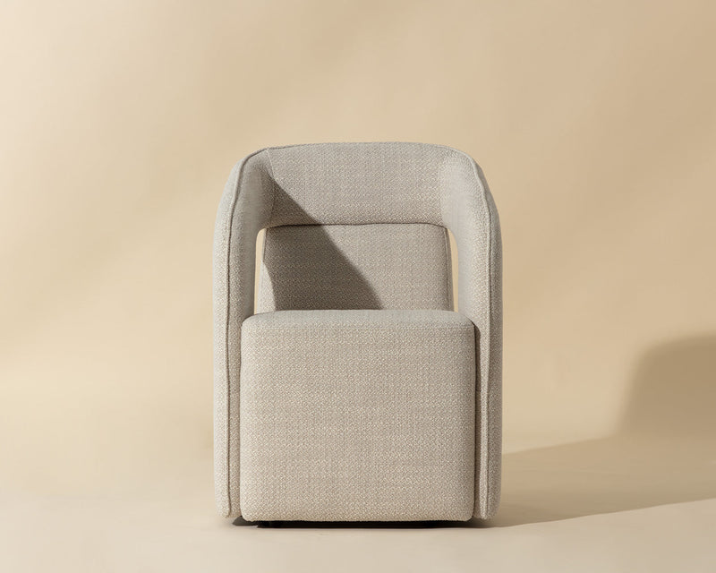 Kendrick Wheeled Dining Armchair