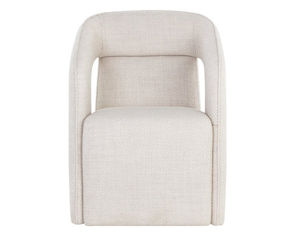 Kendrick Wheeled Dining Armchair