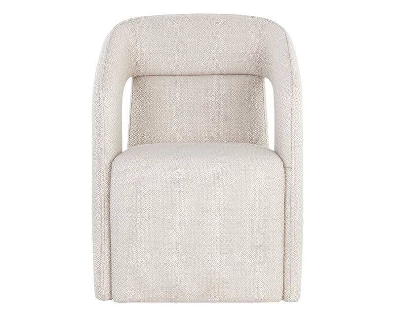 Kendrick Wheeled Dining Armchair