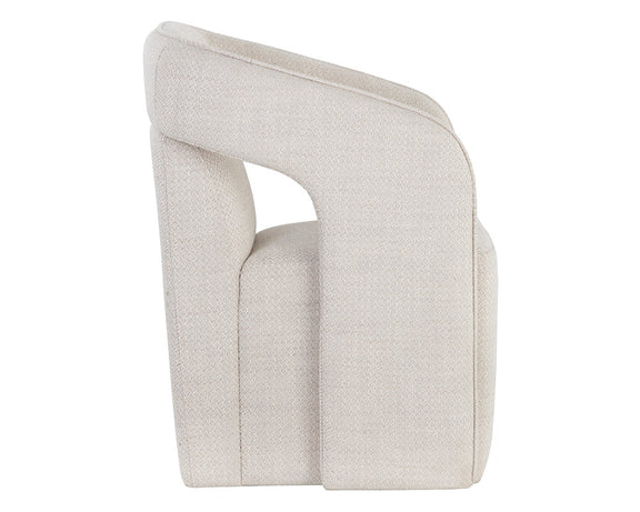 Kendrick Wheeled Dining Armchair