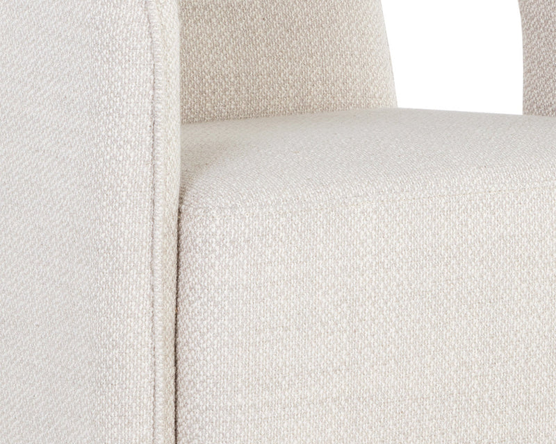 Kendrick Wheeled Dining Armchair
