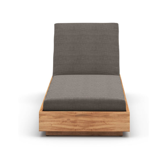 Kinta Outdoor Chaise Lounge - Charcoal