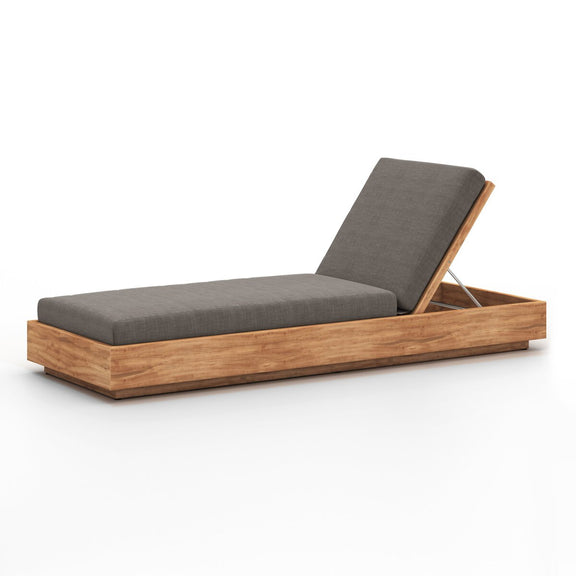 Kinta Outdoor Chaise Lounge - Charcoal