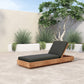 Kinta Outdoor Chaise Lounge - Charcoal