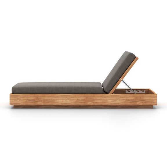 Kinta Outdoor Chaise Lounge - Charcoal