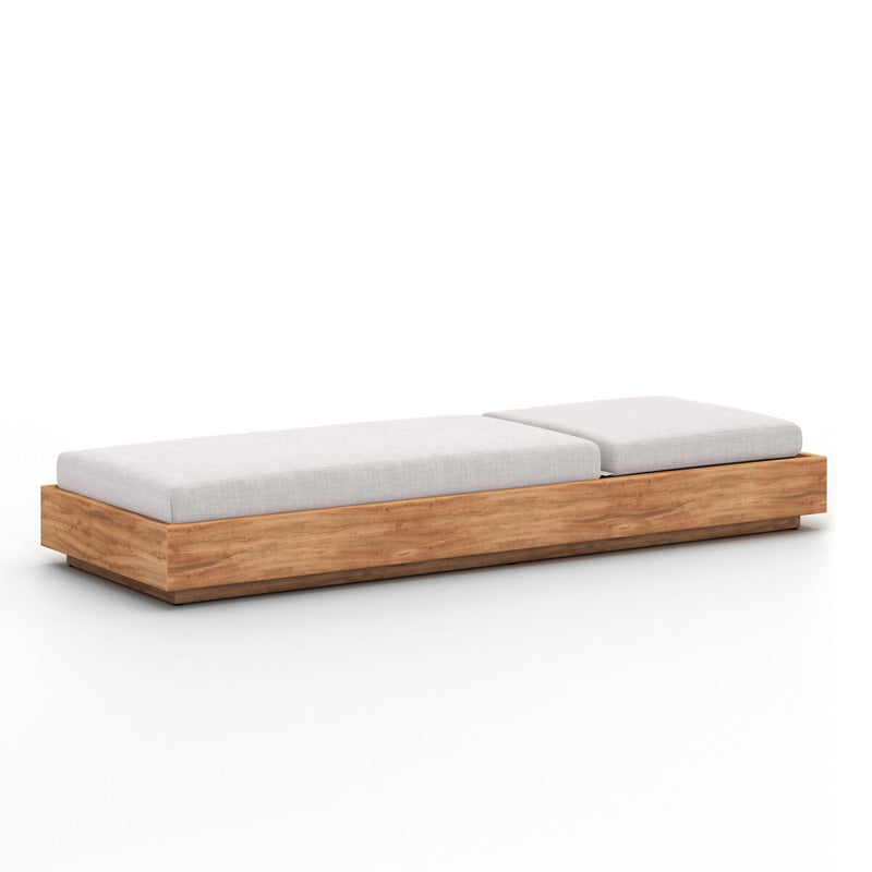 Kinta Outdoor Chaise Lounge - Stone Grey