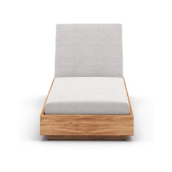 Kinta Outdoor Chaise Lounge - Stone Grey