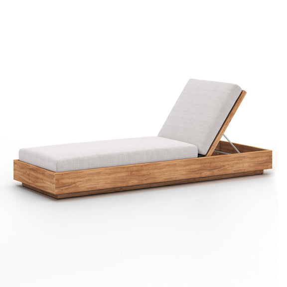 Kinta Outdoor Chaise Lounge - Stone Grey