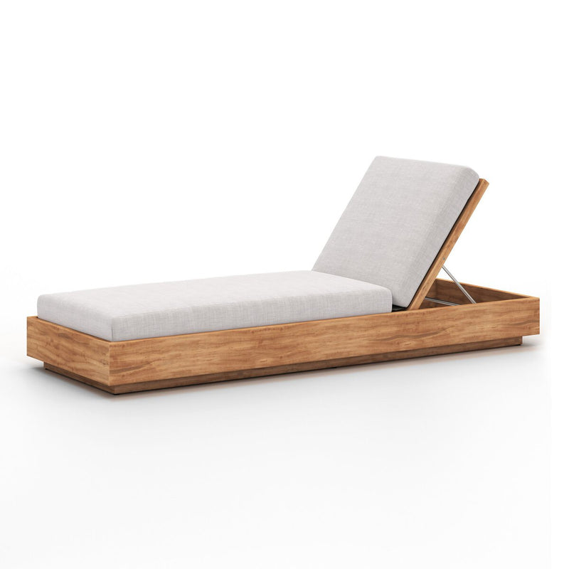 Kinta Outdoor Chaise Lounge - Stone Grey