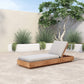 Kinta Outdoor Chaise Lounge - Stone Grey